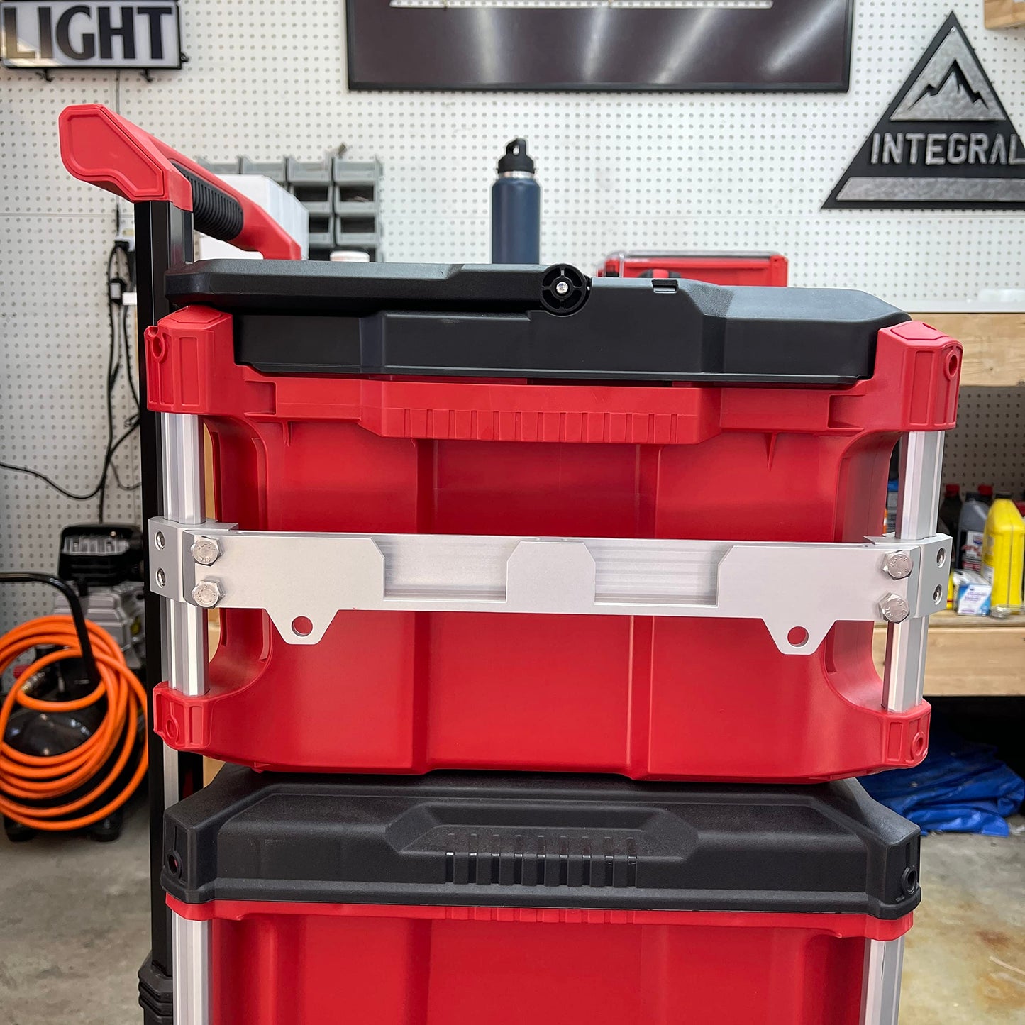 Alpha Engineered Tool Rail Mount Compatible with Milwaukee Packout
