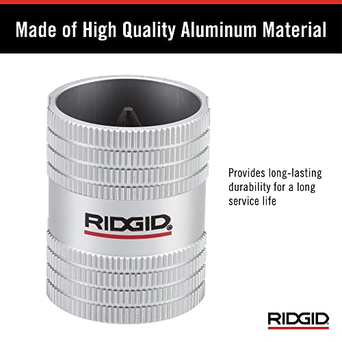 RIDGID 29983 Model 223S 1/4" to 1-1/4" Inner/Outer Copper and Stainless Steel Tubing and Pipe Reamer, Small