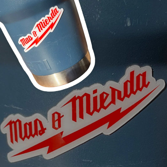 Mas o mierda sticker 3 pack