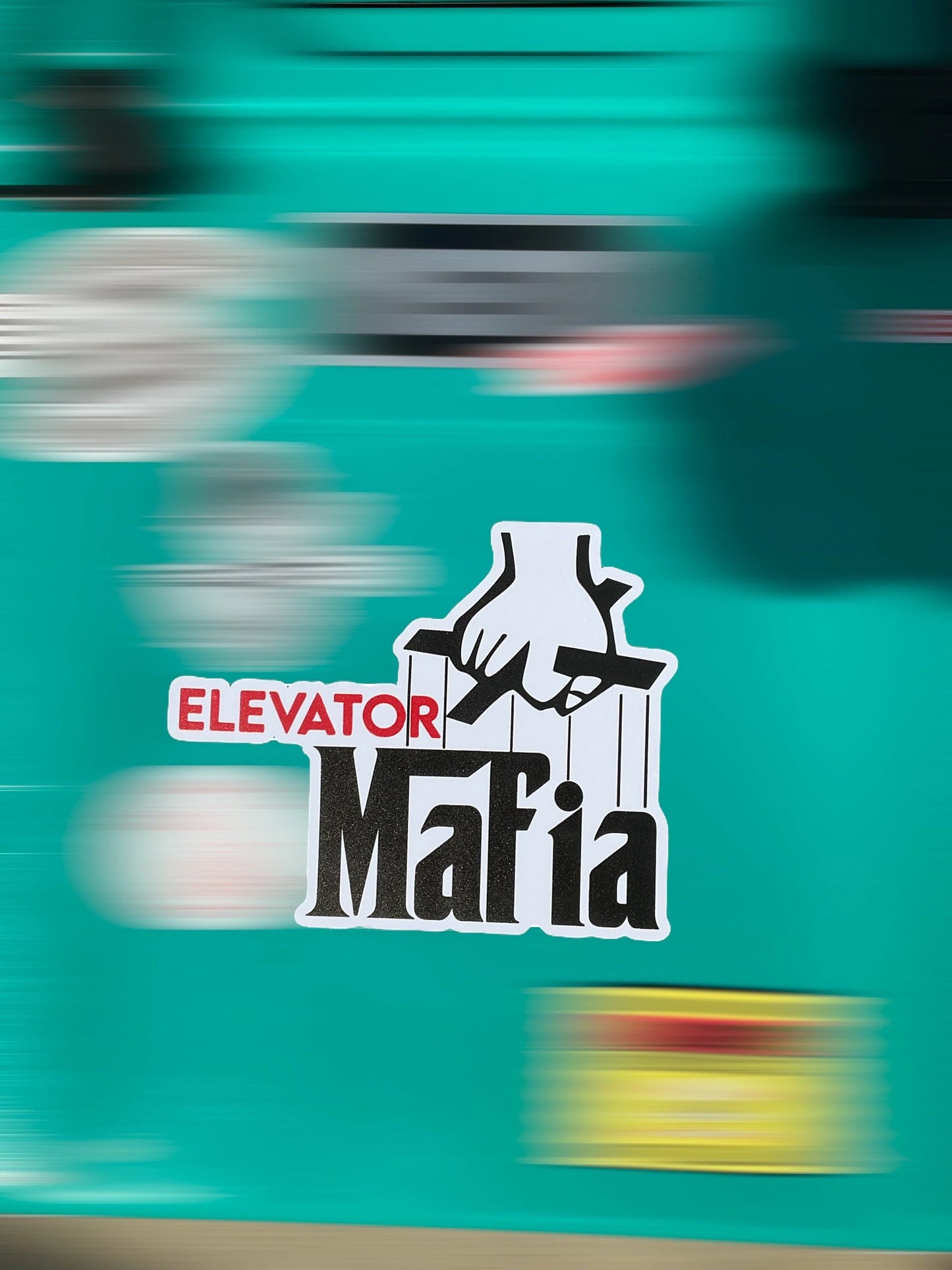 Elevator mafia 6"x5" sticker