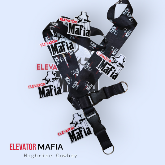 Elevator Mafia lanyard