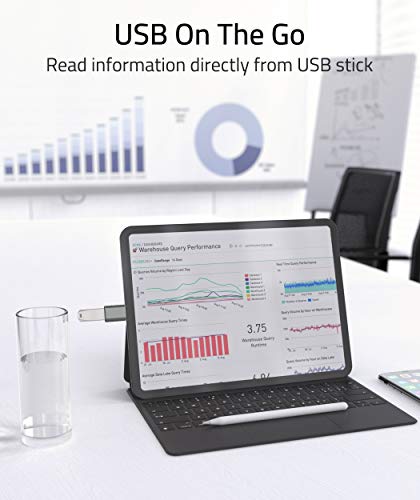 USB C to USB Adapter Pack of 2 USB C Male to USB3 Female Adapter Compatible with iMac 2021 iPad Pro 2021 MacBook Pro 2020 MacBook Air 2020 Dell XPS and Other Type C or Thunderbolt 3 Devices Space Grey