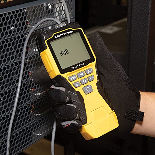 KLEIN TOOLS VDV501-851 Cable Tester Kit with Scout Pro 3 for Ethernet / Data, Coax / Video and Phone Cables, 5 Locator Remotes