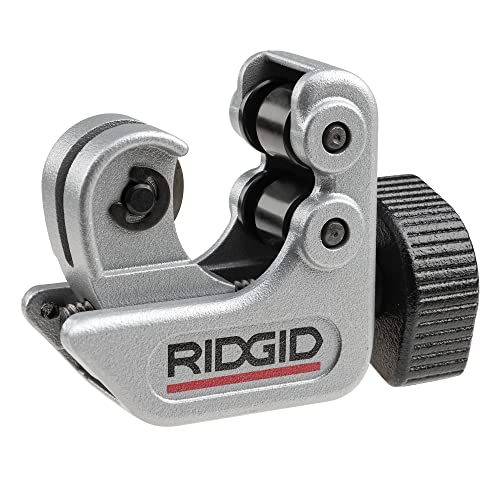 RIDGID 40617 Model 101 Close Quarters Tubing Cutter with 1/4"-1-1/8" Cutting Capacity, Silver